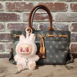 Labubu Mirror Charm Beaded Necklace